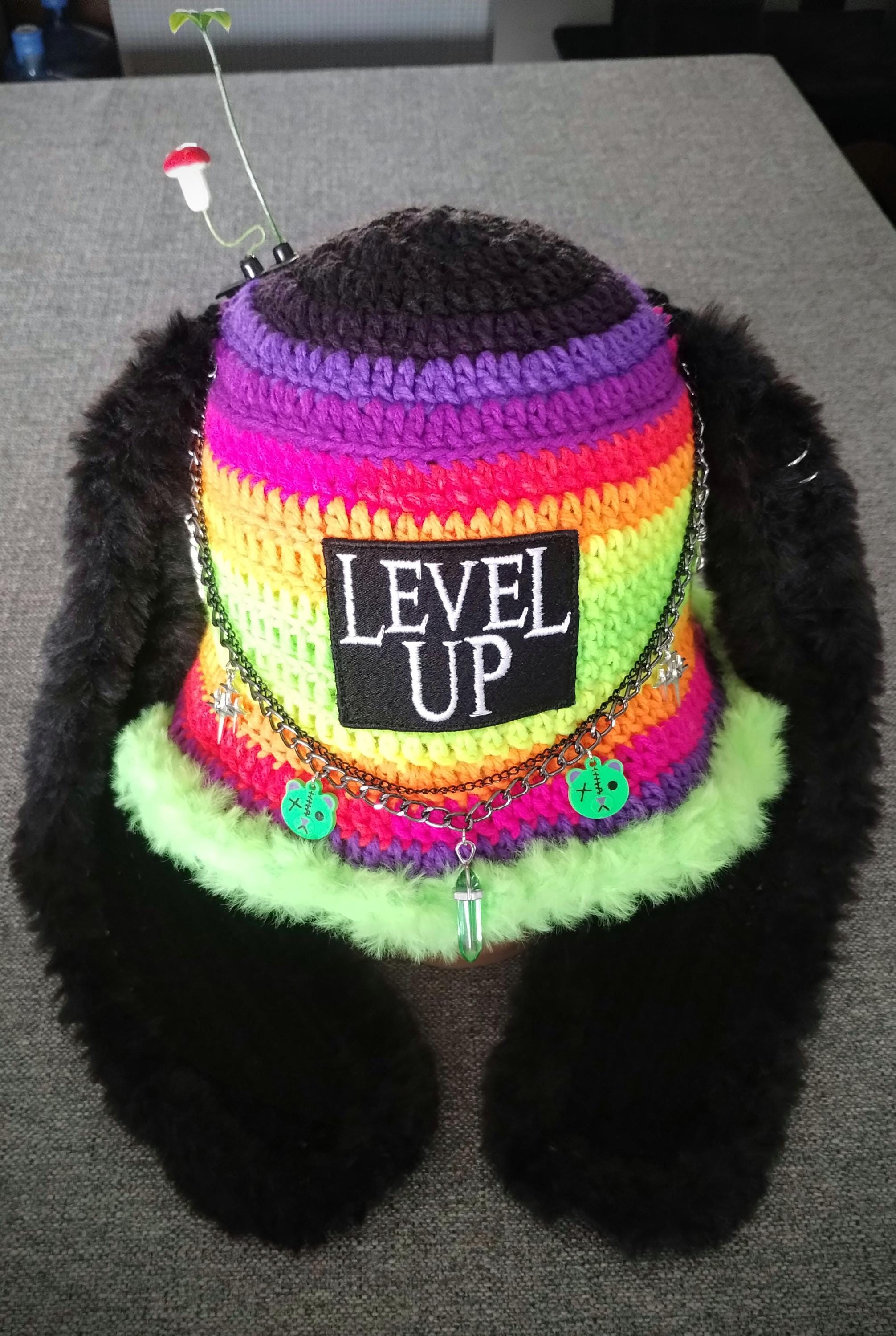 Level Up Bunny Hat
