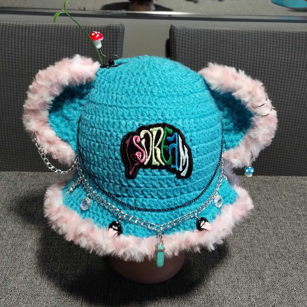 LSDream Festival Bear Ear Bucket Hat