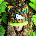 Wooli Neon Rainbow Cat Hat